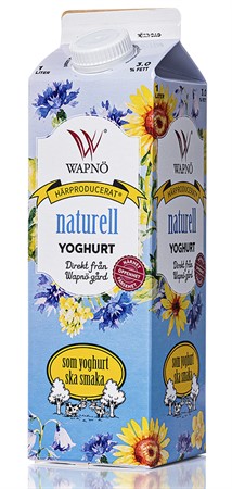 Wapnö Yoghurt naturell 1 liter