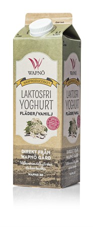 Wapnö Yoghurt fläder/vanilj Laktosfritt 1 liter